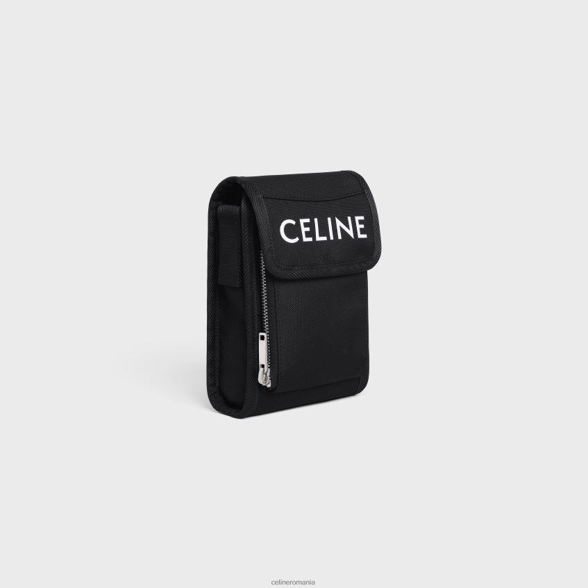 accesorii ro CELINE bărbați husă pentru telefon de trekking din nailon cu imprimeu 8R6R602170