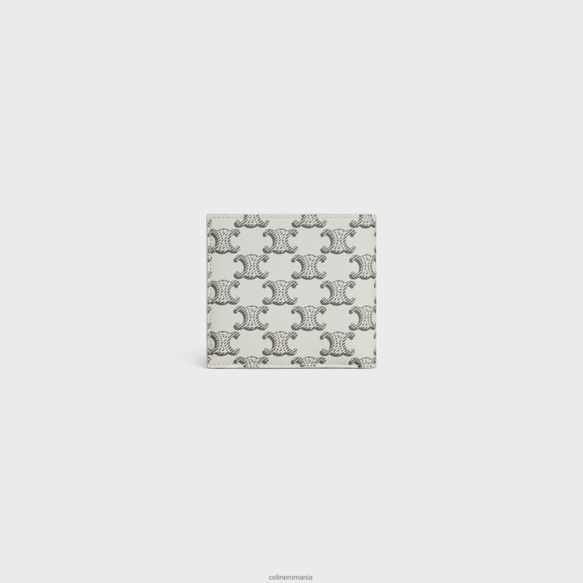 accesorii ro CELINE bărbați portofel dublu din pânză Triomphe 8R6R602135