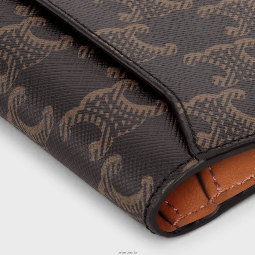 accesorii ro CELINE bărbați suport vertical pentru carduri din pânză triomphe 8R6R602137