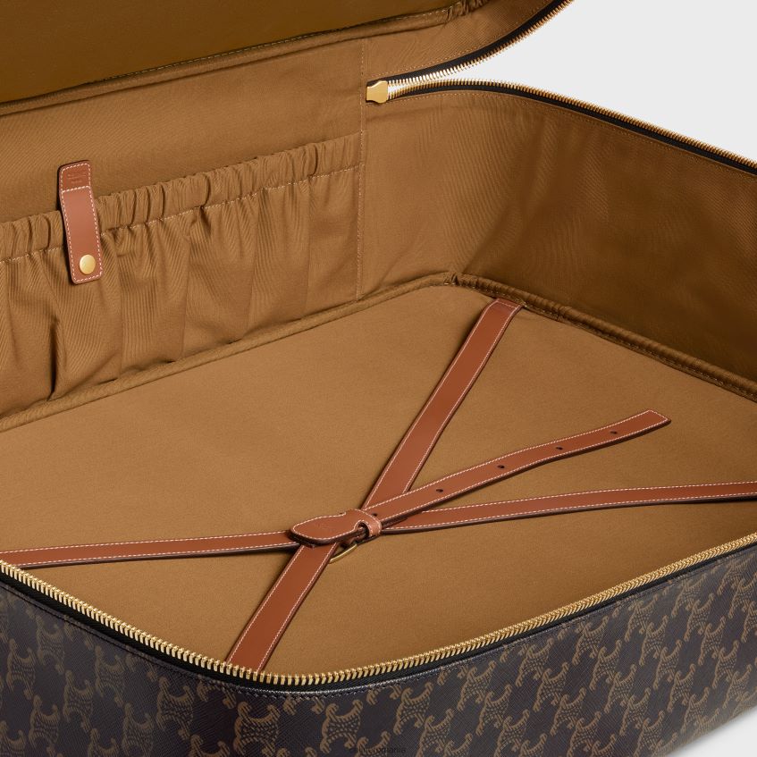 accesorii ro CELINE bărbați bagaje moale 70 din pânză Triomphe și piele de vițel 8R6R601628