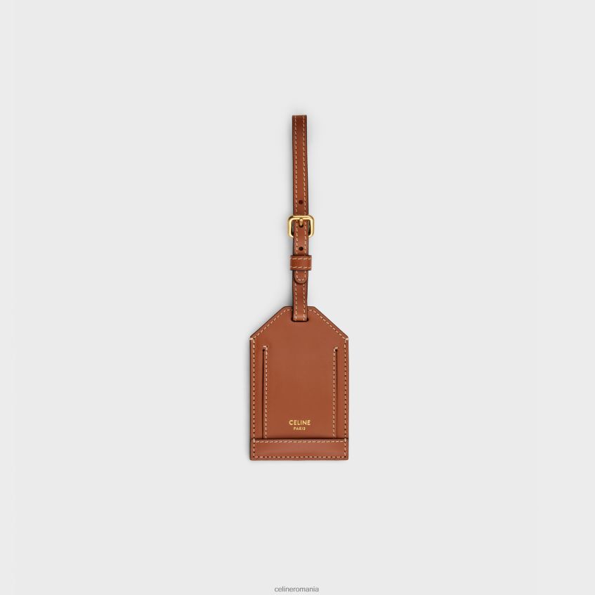 accesorii ro CELINE bărbați cărucior mic din pânză Triomphe cu imprimeu și piele de vițel 8R6R601625