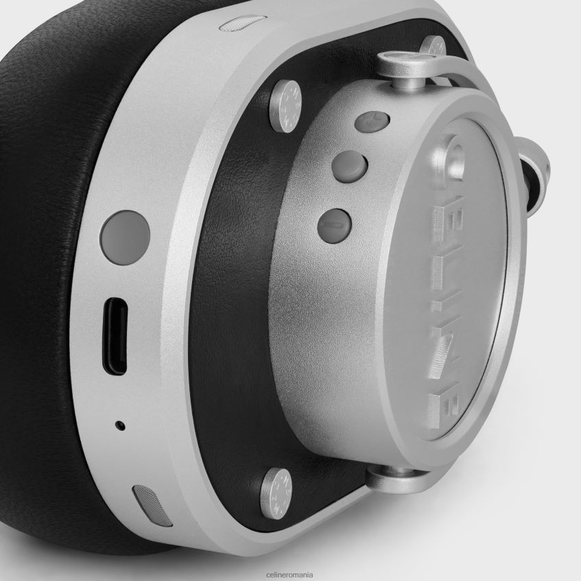 accesorii ro CELINE bărbați căști din piele de vițel netedă și piele de miel cu gravat 8R6R601665