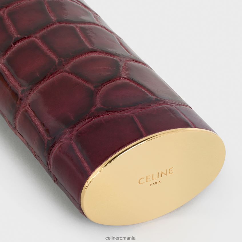 accesorii ro CELINE bărbați carcasă mare pentru brichetă din alamă și aligator 8R6R601556