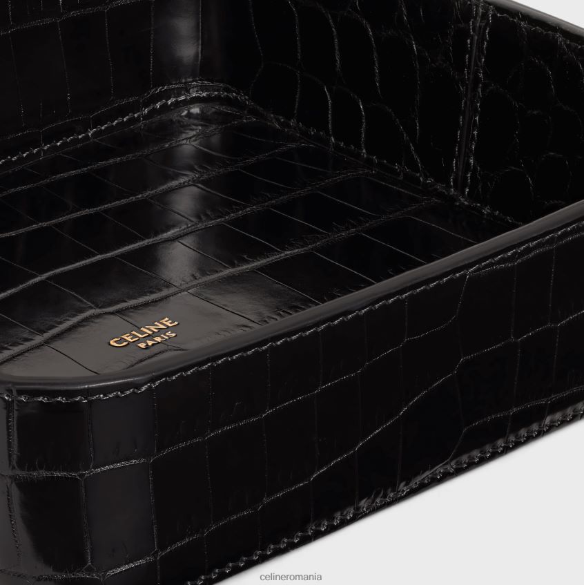 accesorii ro CELINE bărbați castron de bibelouri în crocodil 8R6R601531