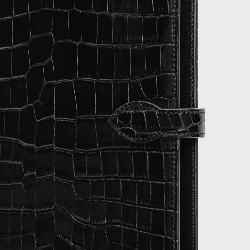 accesorii ro CELINE bărbați coperta caiet medie din crocodil 8R6R601639