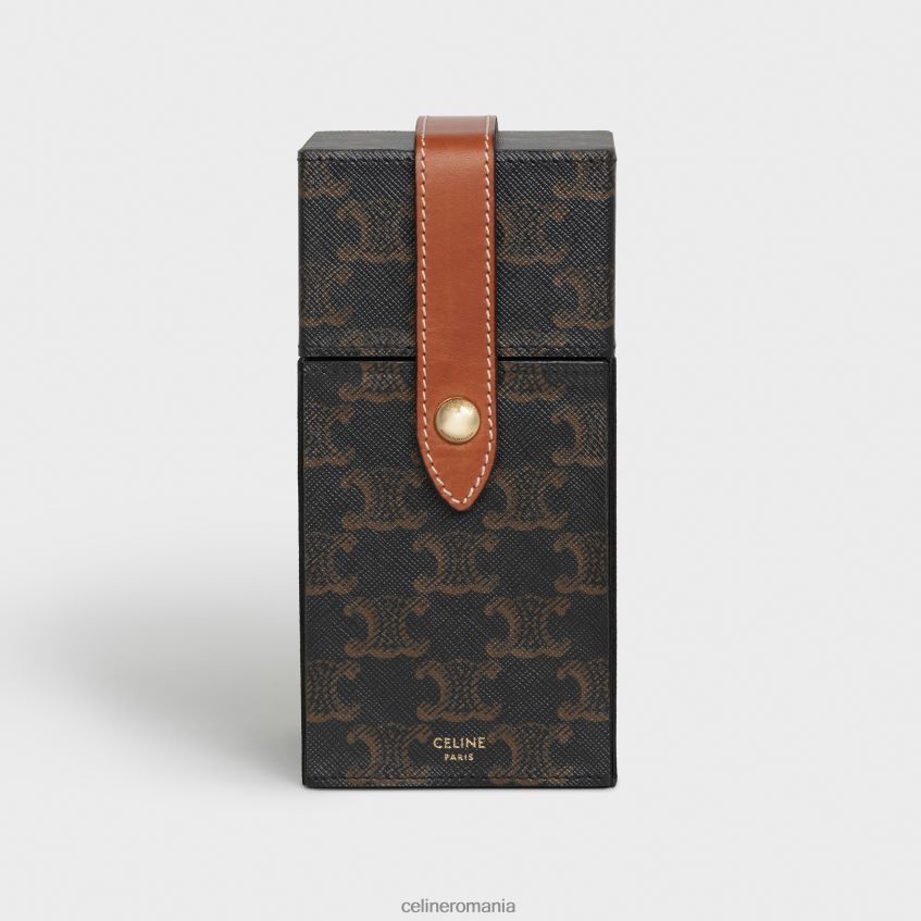 accesorii ro CELINE bărbați cutie 1 parfum 6.8 fl.oz din pânză Triomphe și piele de vițel naturală 8R6R601467
