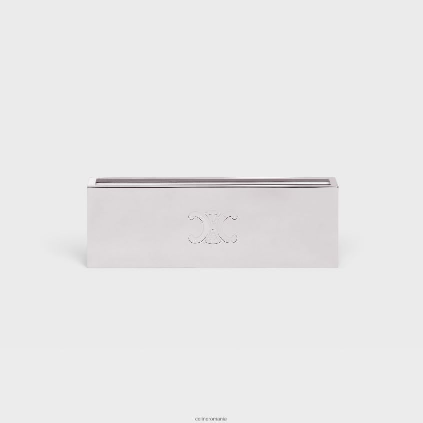 accesorii ro CELINE bărbați cutie de chibrituri din otel 8R6R601513