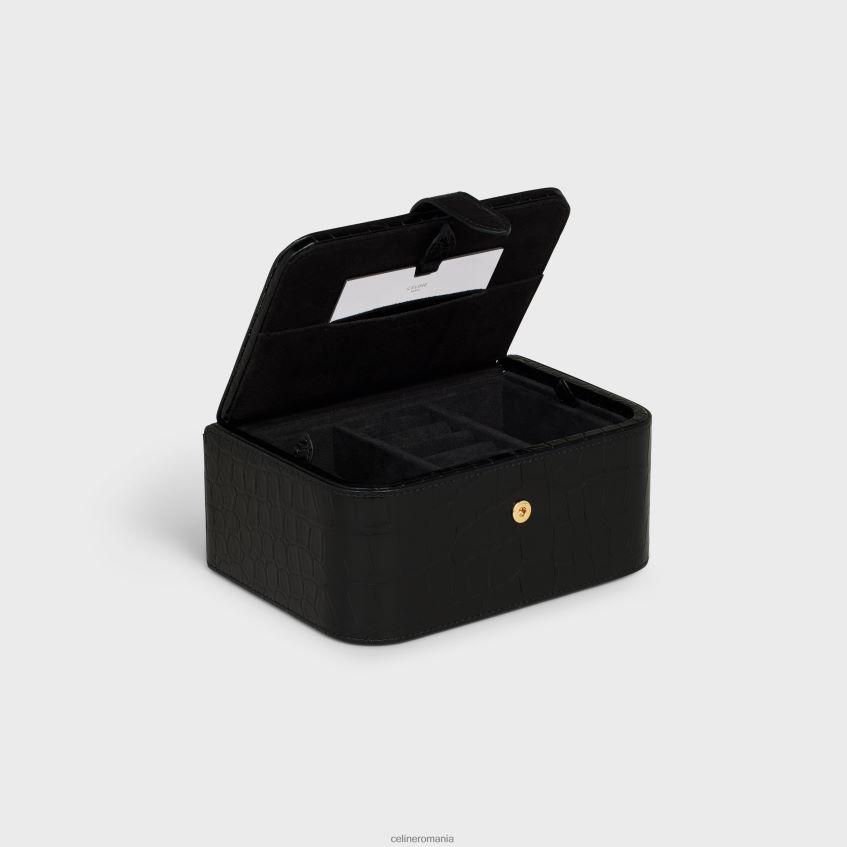 accesorii ro CELINE bărbați cutie mare de bijuterii din crocodil 8R6R601560