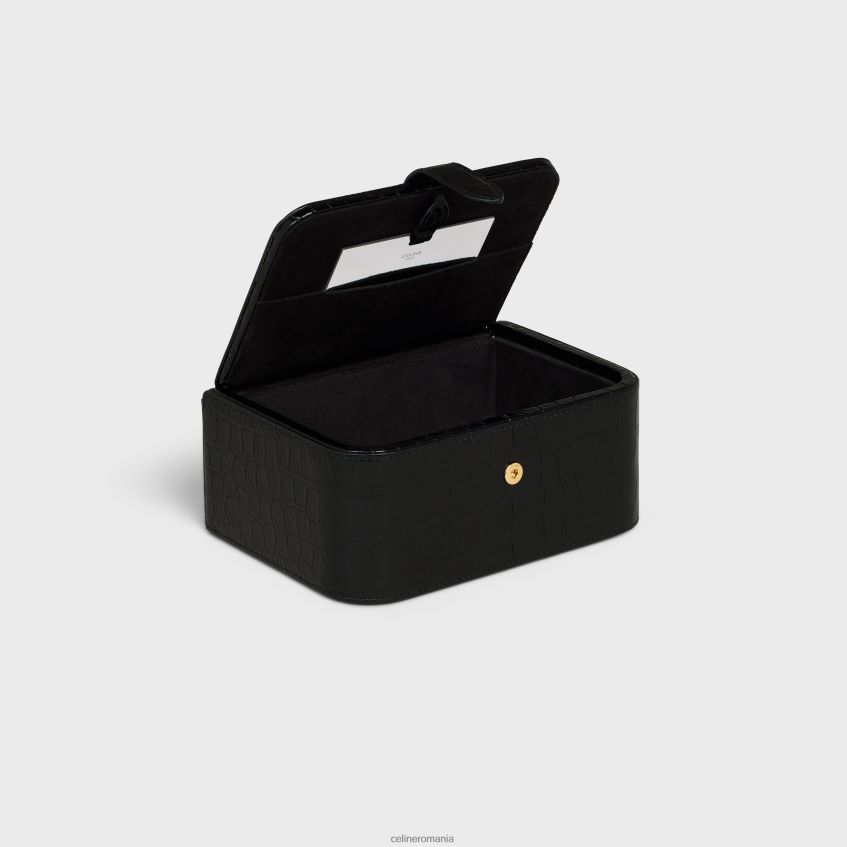 accesorii ro CELINE bărbați cutie mare de bijuterii din crocodil 8R6R601560