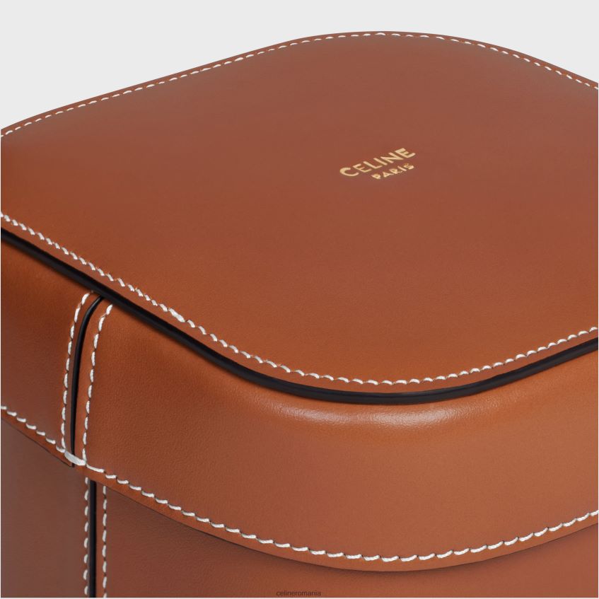 accesorii ro CELINE bărbați cutie mică din piele de vițel lucioasă 8R6R601534