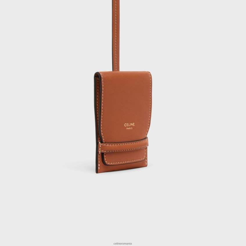 accesorii ro CELINE bărbați etichetă de bagaj din piele de miel 8R6R601634