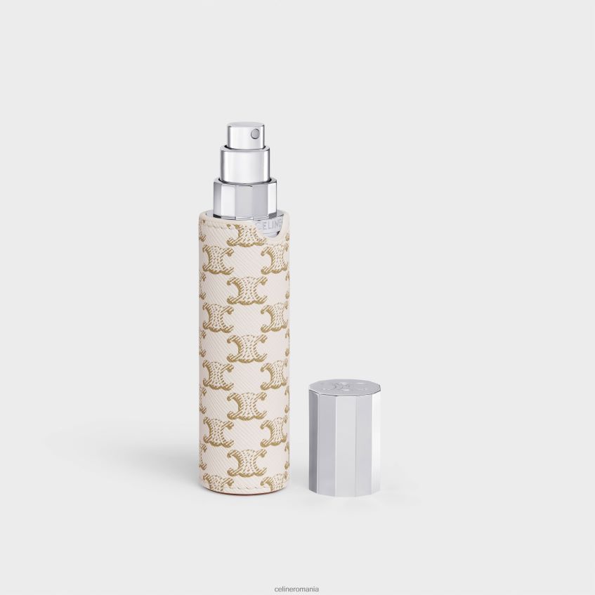 accesorii ro CELINE bărbați husă cu spray de călătorie din pânză și piele de vițel Triomphe 8R6R601455