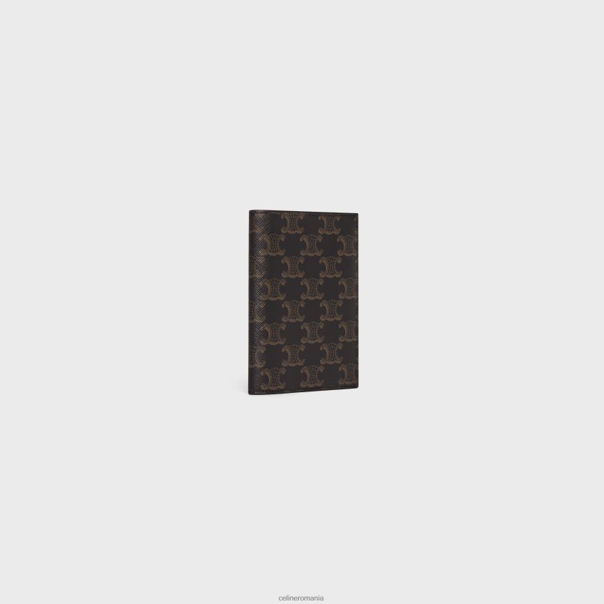 accesorii ro CELINE bărbați husă pentru pașaport din pânză Triomphe 8R6R601627