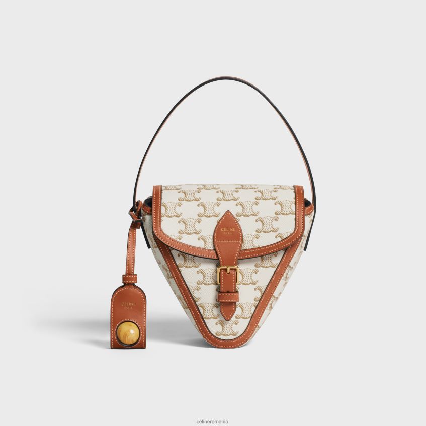 accesorii ro CELINE bărbați joc de petanca triomphe în pânză și piele de vițel Triomphe 8R6R601682