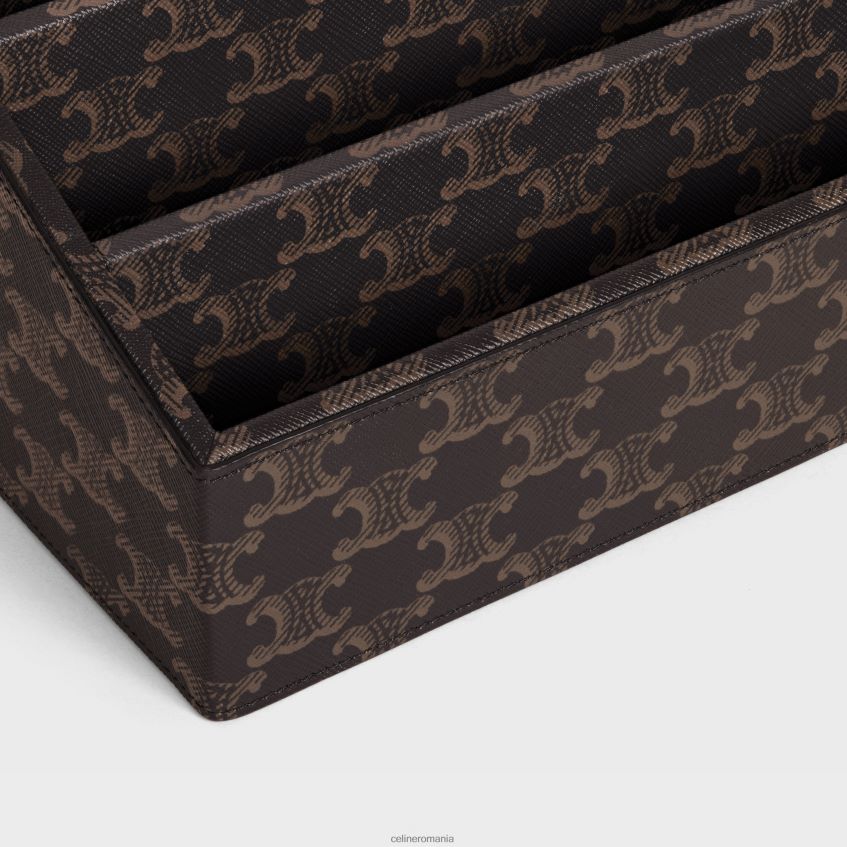 accesorii ro CELINE bărbați organizator de papetărie din pânză triomphe 8R6R601654