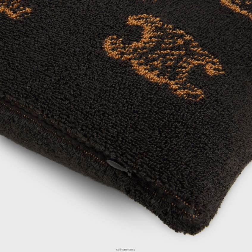 accesorii ro CELINE bărbați perna de plaja din bumbac terry monogram 8R6R601690