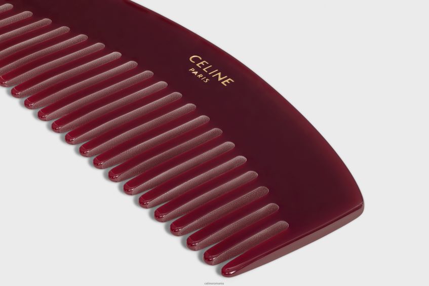 accesorii ro CELINE bărbați pieptene de păr curbat în șopârlă 8R6R601608