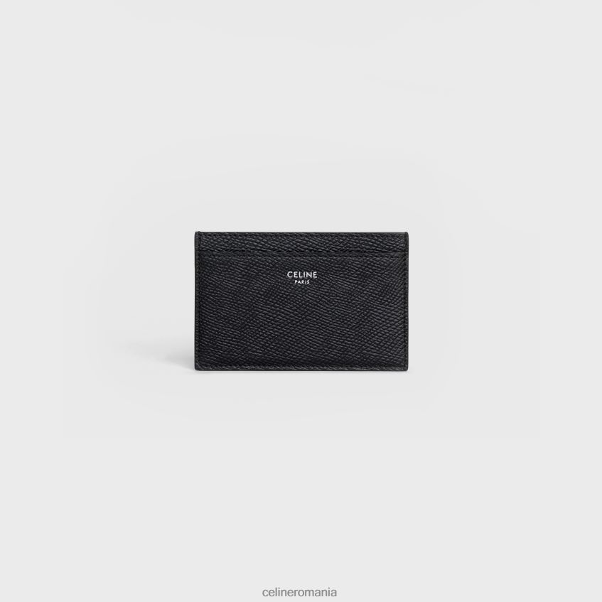 accesorii ro CELINE bărbați suport card din piele de vițel granulată 8R6R602148