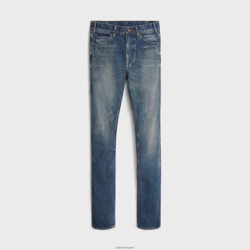 îmbrăcăminte ro CELINE bărbați blugi skinny din denim 8R6R602004