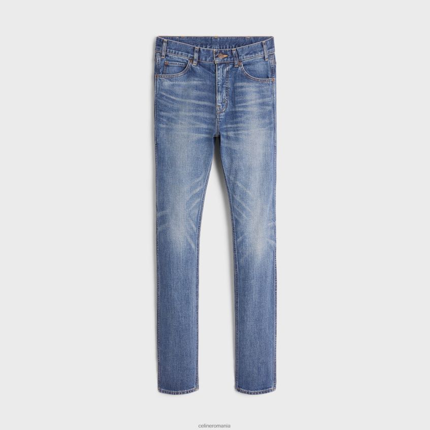 îmbrăcăminte ro CELINE bărbați blugi skinny din denim 8R6R602005