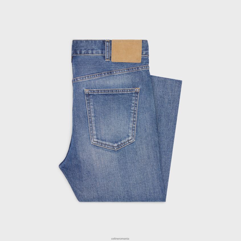 îmbrăcăminte ro CELINE bărbați blugi skinny din denim 8R6R602005