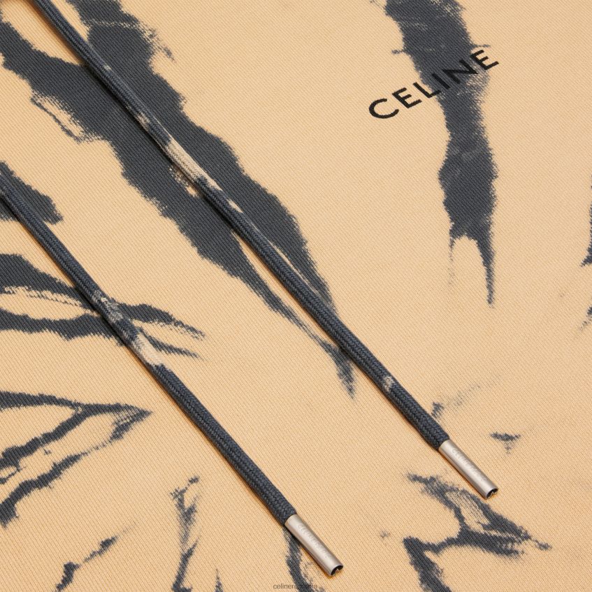 îmbrăcăminte ro CELINE bărbați hanorac largi din fleece de bumbac 8R6R601947