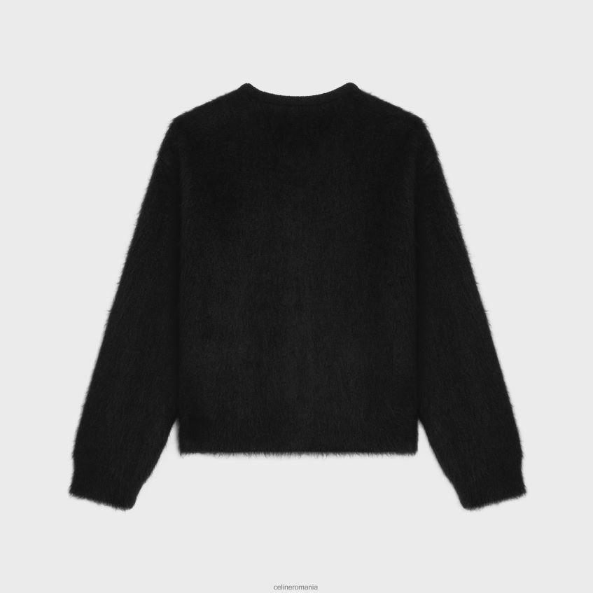 îmbrăcăminte ro CELINE bărbați geacă cardigan din mohair periat 8R6R601954