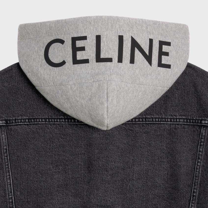 îmbrăcăminte ro CELINE bărbați geacă trucker din denim 8R6R601785