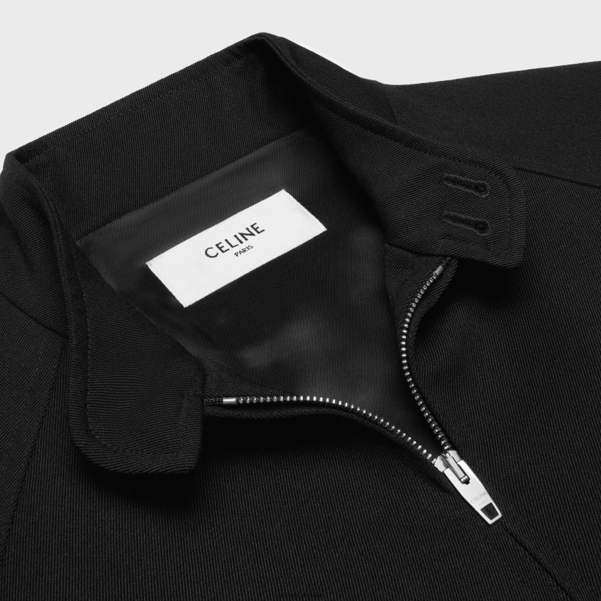 îmbrăcăminte ro CELINE bărbați jachetă bluson triomphe din gabardină de lână 8R6R601841