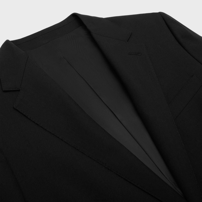 îmbrăcăminte ro CELINE bărbați jachetă clasică din gabardină de lână 8R6R601869