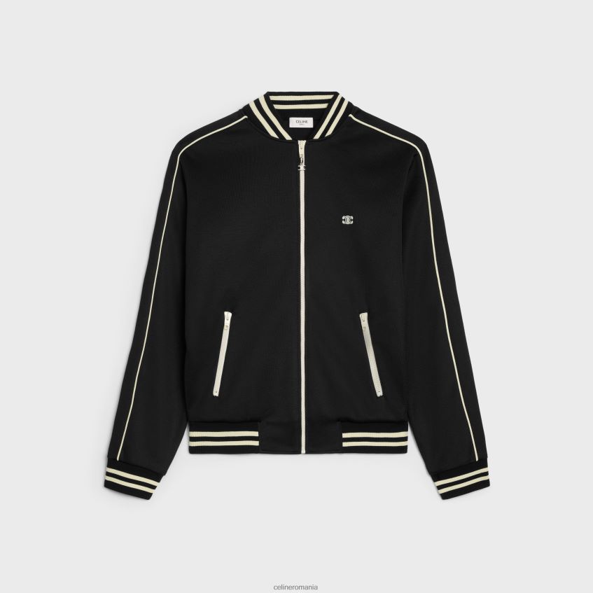 îmbrăcăminte ro CELINE bărbați jachetă de pluș triomphe din tricou dublu 8R6R601848