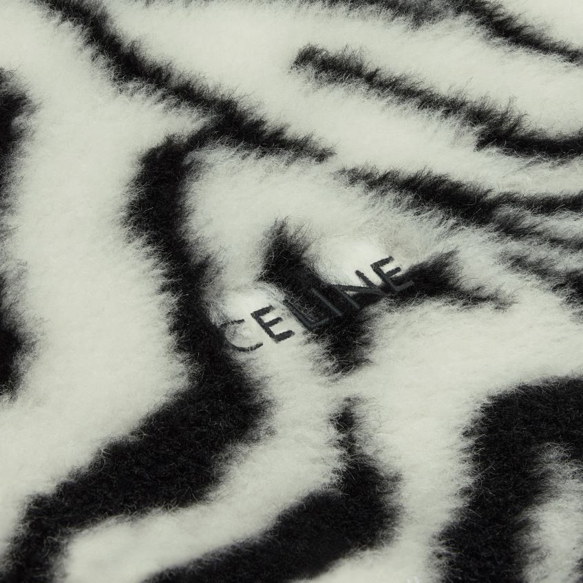 îmbrăcăminte ro CELINE bărbați jachetă din lână cu imprimeu de tigru 8R6R601846