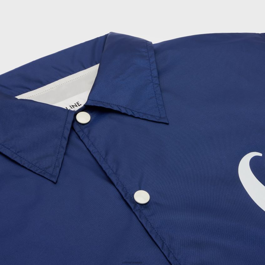 îmbrăcăminte ro CELINE bărbați jachetă lungă de antrenor din nailon ușor 8R6R601850