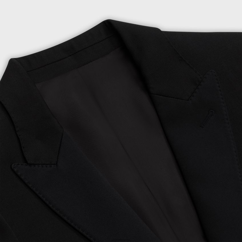 îmbrăcăminte ro CELINE bărbați jachetă scurtă în grain de poudre 8R6R601888