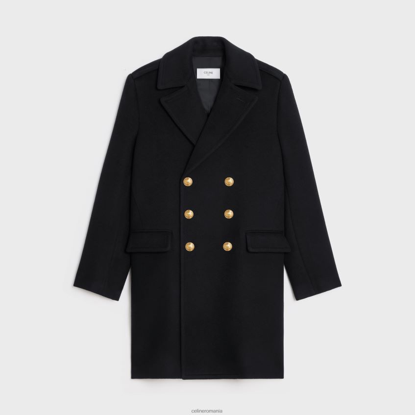 îmbrăcăminte ro CELINE bărbați palton militar din lână cașmir 8R6R601864