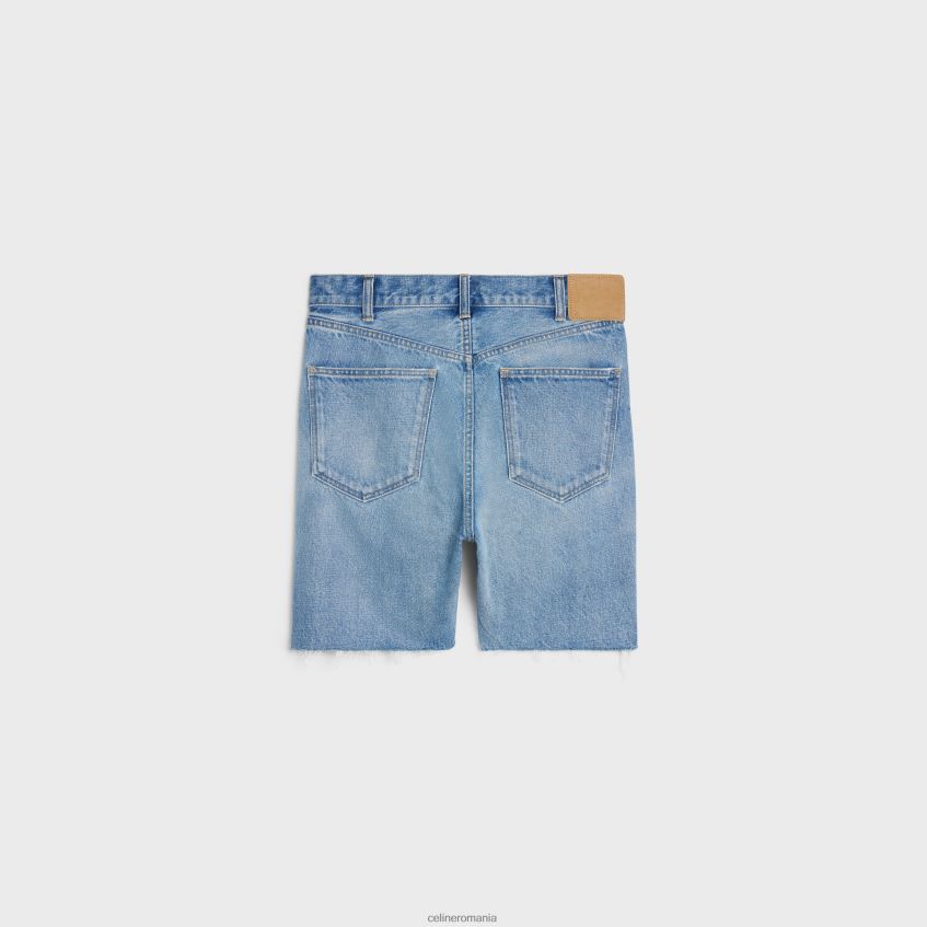 îmbrăcăminte ro CELINE bărbați pantaloni scurți Wesley din denim 8R6R602008