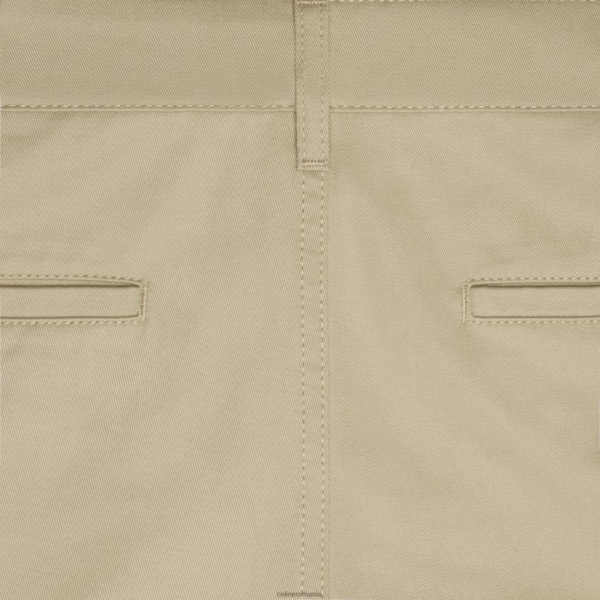 îmbrăcăminte ro CELINE bărbați pantaloni chino drepte din twill de bumbac 8R6R602011