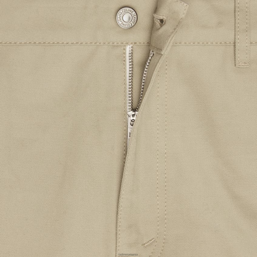îmbrăcăminte ro CELINE bărbați pantaloni chino drepte din twill de bumbac 8R6R602011