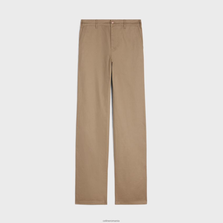 îmbrăcăminte ro CELINE bărbați pantaloni chino drepte în twill 8R6R602010