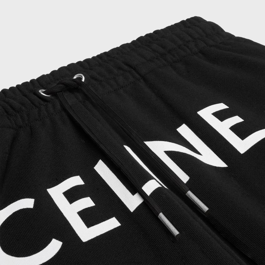 îmbrăcăminte ro CELINE bărbați pantaloni de sport din fleece de bumbac 8R6R602017