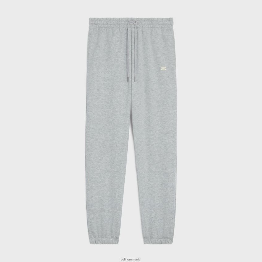 îmbrăcăminte ro CELINE bărbați pantaloni de sport triomphe din bumbac și cașmir 8R6R602019