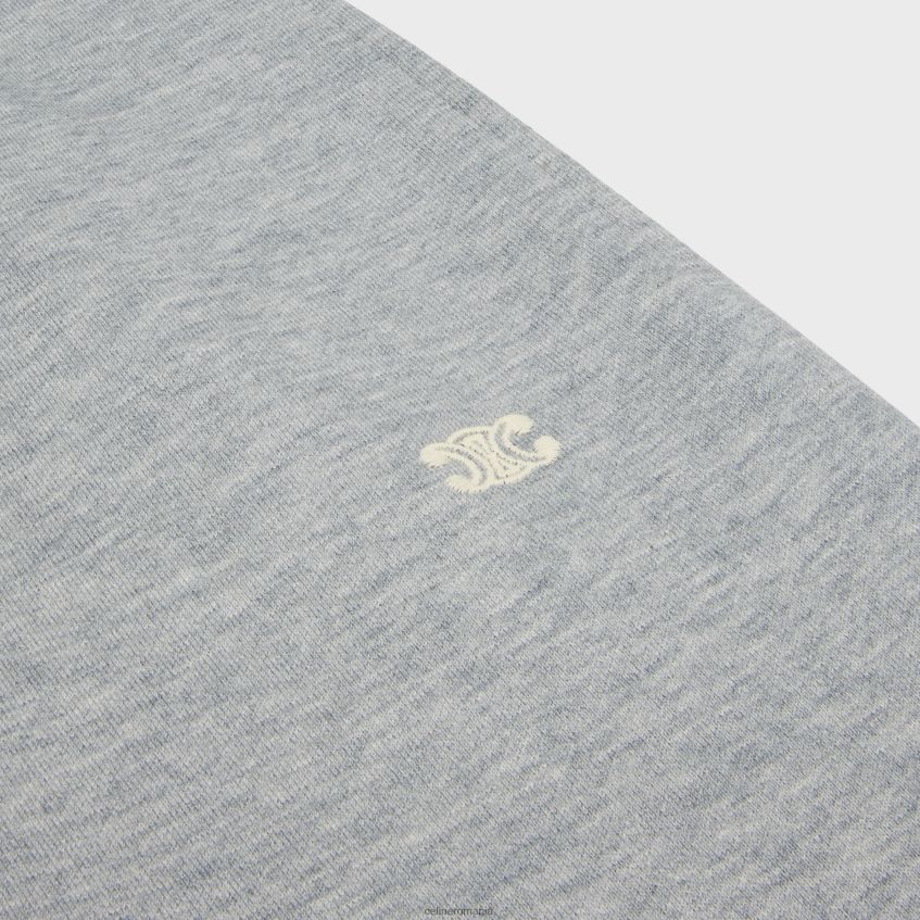 îmbrăcăminte ro CELINE bărbați pantaloni de sport triomphe din bumbac și cașmir 8R6R602019