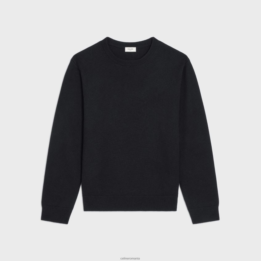 îmbrăcăminte ro CELINE bărbați pulover cu gâtul turn din cașmir patrimoniu 8R6R601966