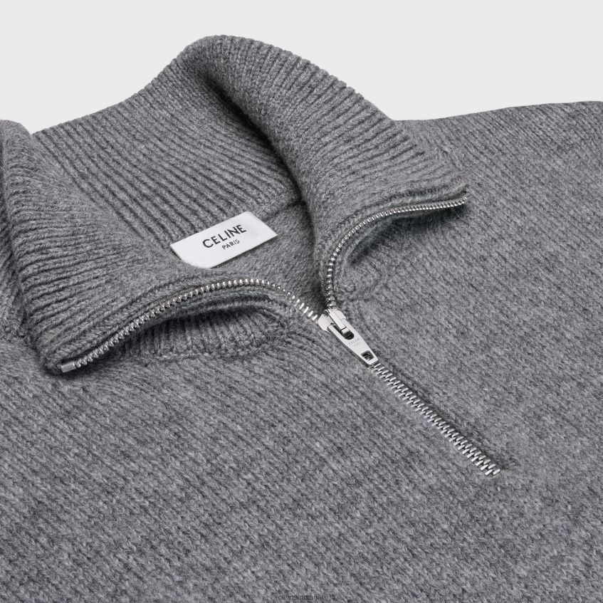 îmbrăcăminte ro CELINE bărbați pulover trucker triomphe din lână și cașmir 8R6R601795