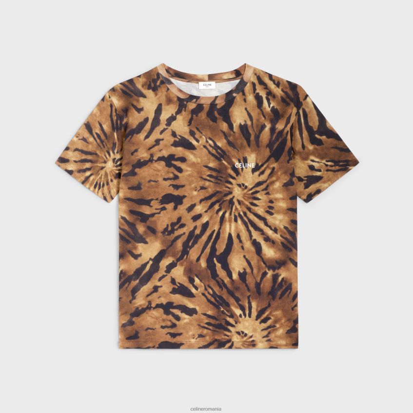 îmbrăcăminte ro CELINE bărbați tricou largi din bumbac tie-dye 8R6R601926