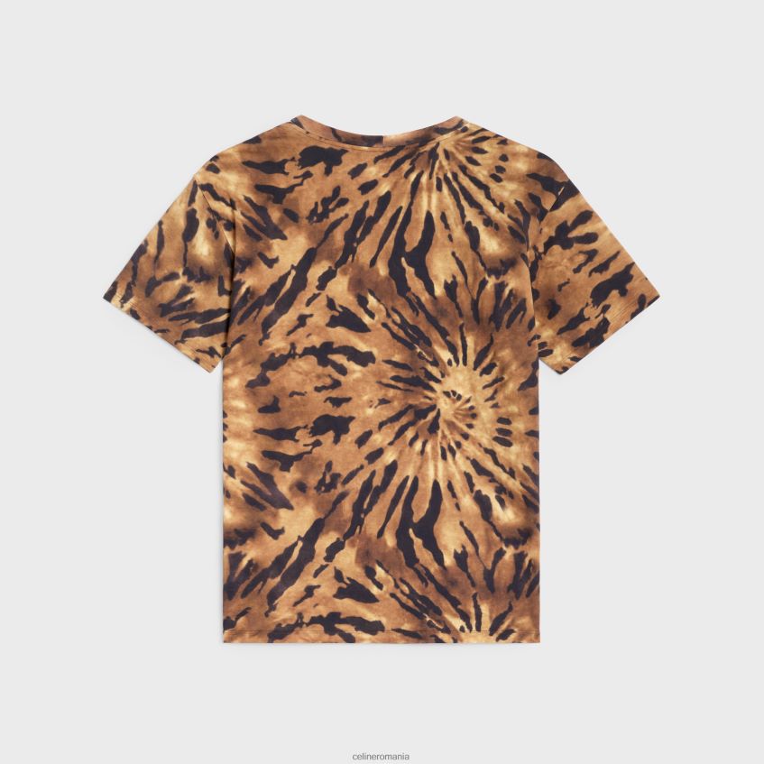 îmbrăcăminte ro CELINE bărbați tricou largi din bumbac tie-dye 8R6R601926