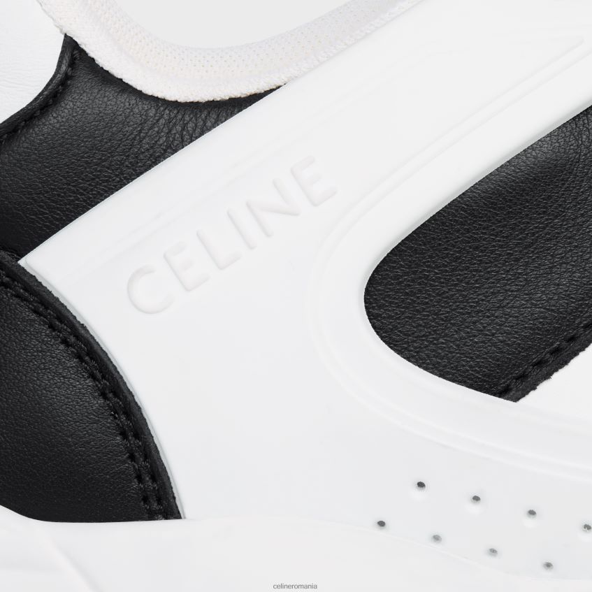 încălţăminte ro CELINE bărbați pantofi sport trainer cr-07 joasă cu șireturi din piele de vițel 8R6R602044