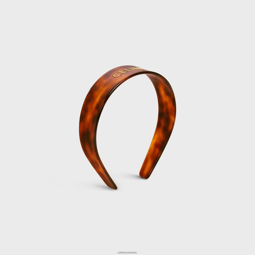 accesorii ro CELINE femei accesorii pentru păr bentita din acetat și oțel 8R6R601248