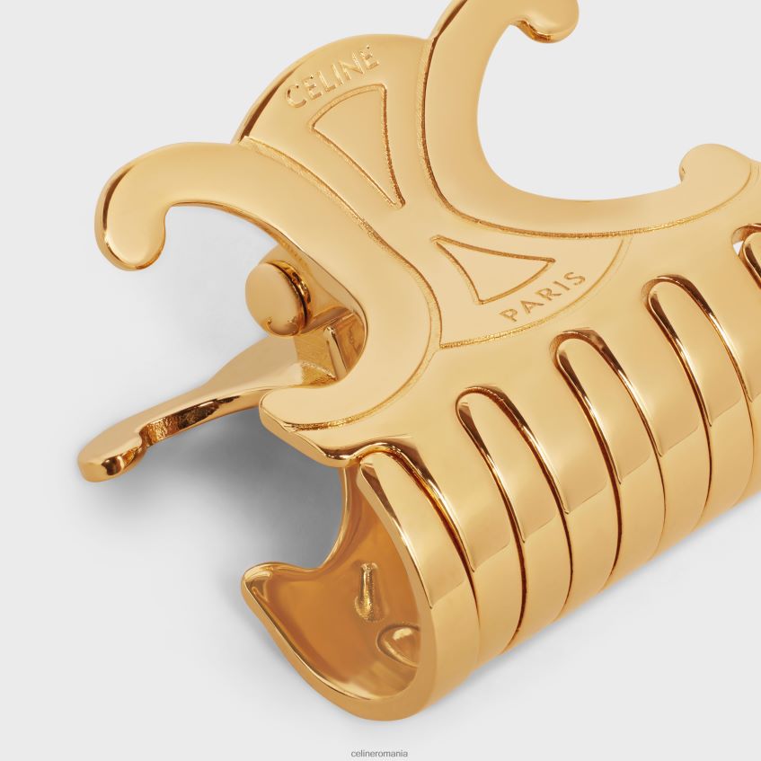 accesorii ro CELINE femei gheara de par mediu triomphe din zamac 8R6R601241
