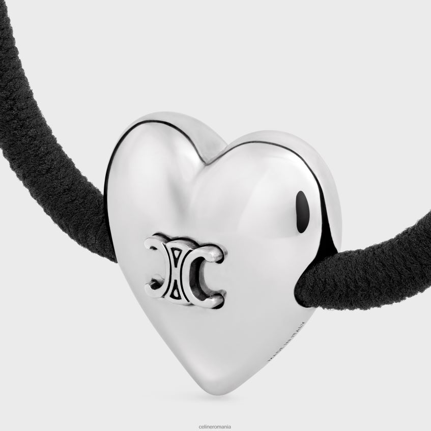 accesorii ro CELINE femei set coeur triomphe de benzi elastice din alamă cu finisaj auriu și rodiu, nailon și cauciuc 8R6R601055